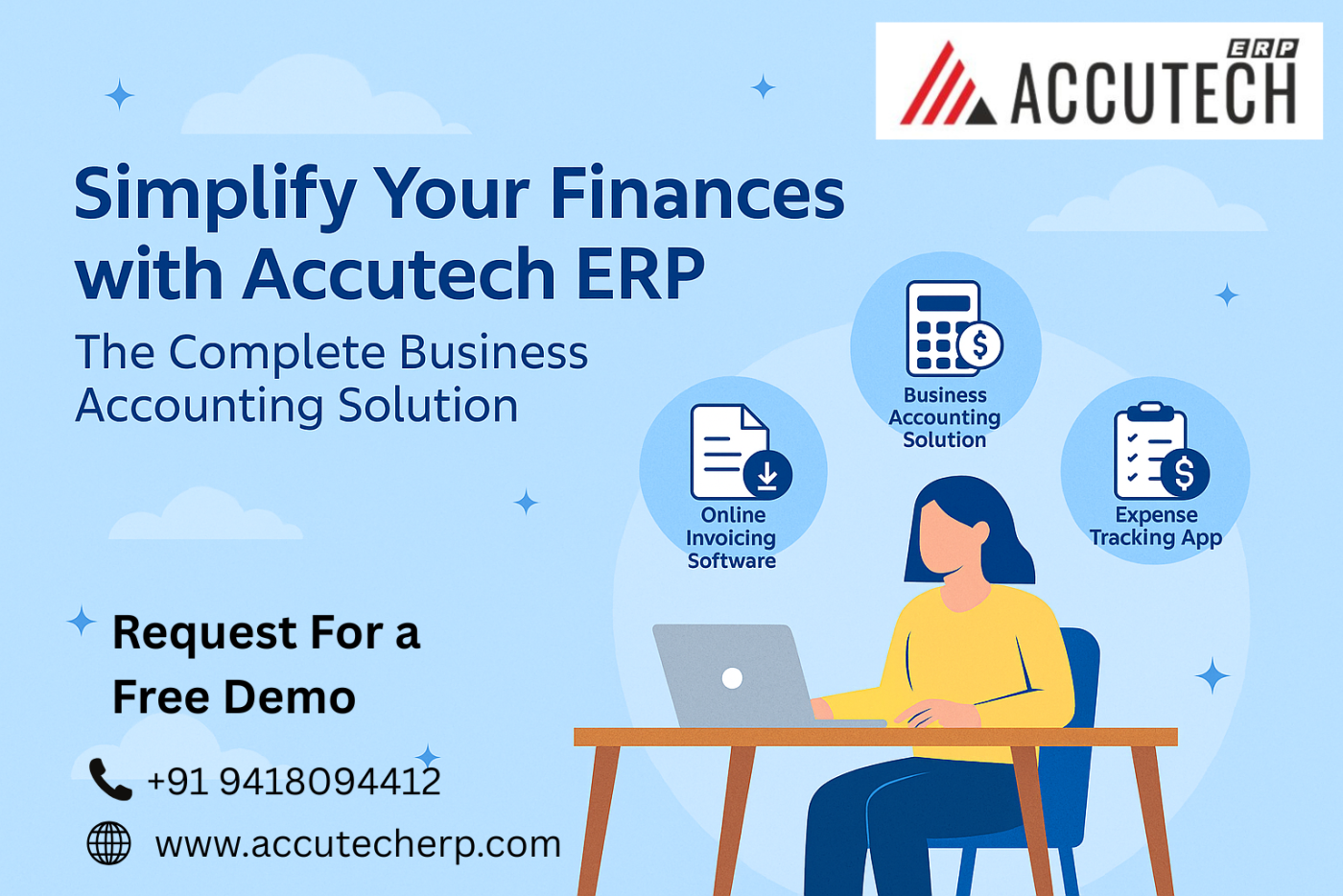Simplify Your Finances with Accutech ERP: The Complete Business Accounting Solution
