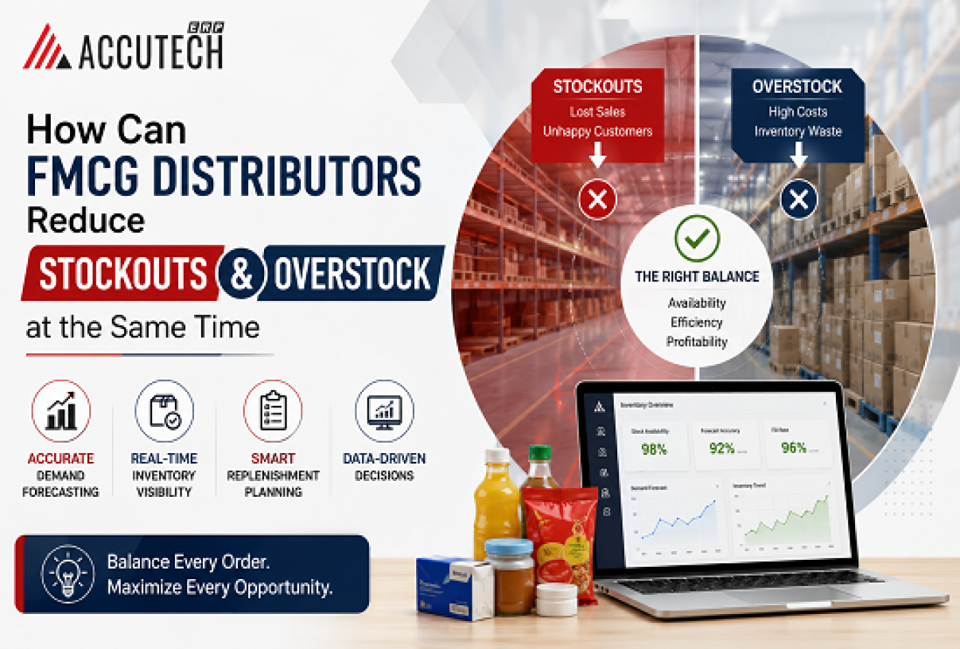 How Can FMCG Distributors Reduce Stockouts and Overstock at the Same Time?