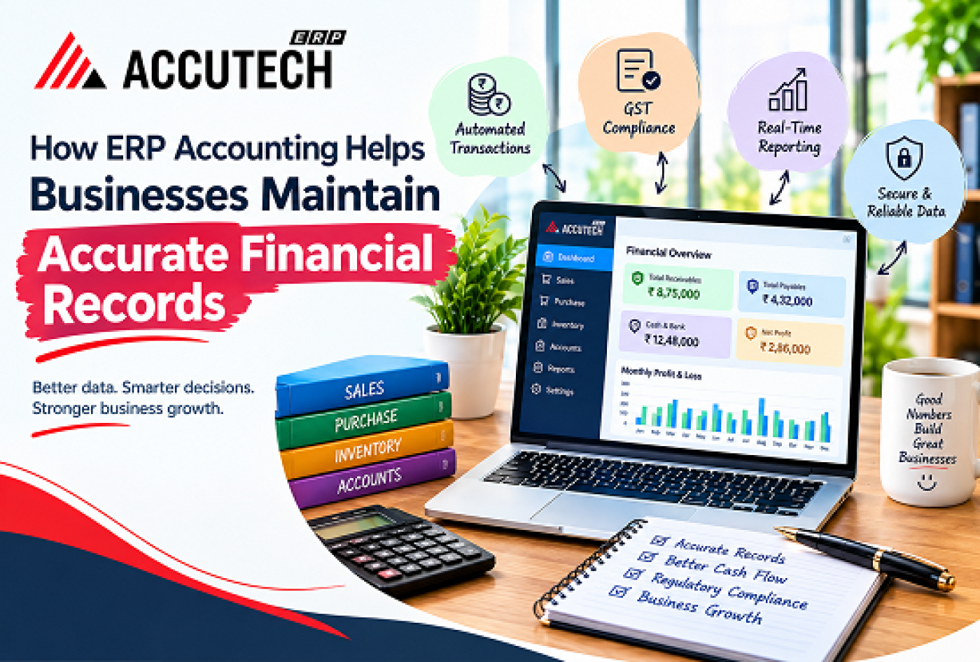 Boost Accuracy with Accounting Software | Accutech ERP
