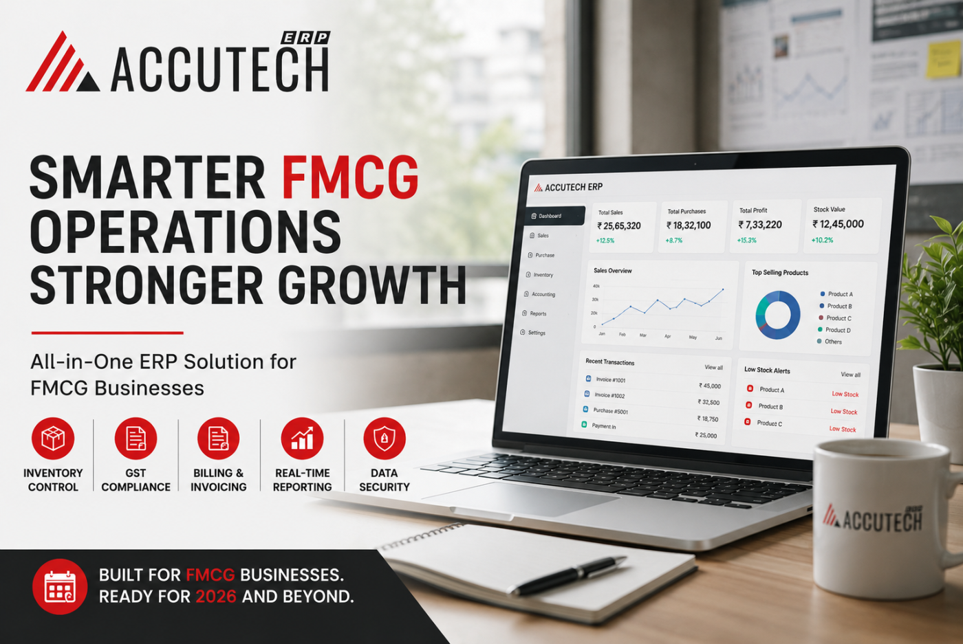 Best FMCG Management Software | Accutech ERP