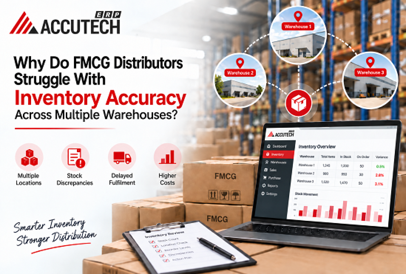 Why Do FMCG Distributors Struggle With Inventory Accuracy Across Multiple Warehouses?